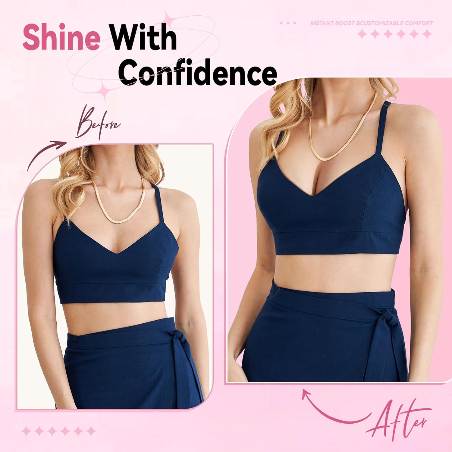 Sticky Push-Up Bra Inserts