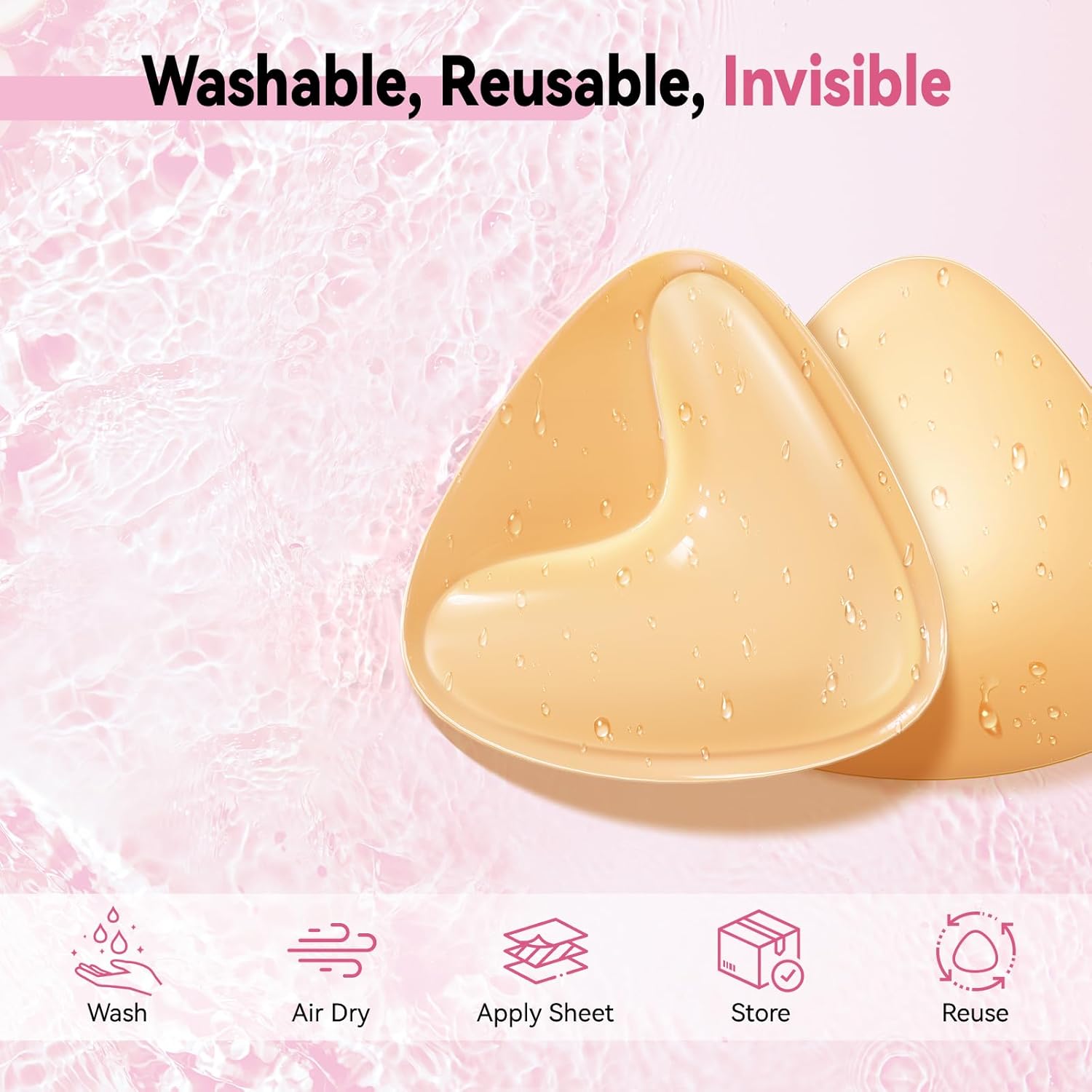 Sticky Push-Up Bra Inserts